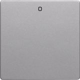 Rocker with imprint "0", Q.1/Q.3, aluminium velvety, lacquered