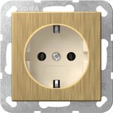 SCHUKO w/o cl. System 55 bronze/cr.white