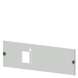 Masking frame 3VA20 (100 A), 3VA21 (160 A), 3VA22 (250 A), 3-pole, withdrawable, RCD: without,