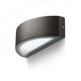 LESA wall black 230V LED E27 15W IP54