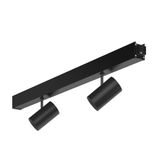 LINEDO, 58 W, 5300 lm, 930, black, on/off Continuous line luminaire, L