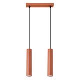 HANGING LAMP LAGOS 2 RED OCHRE 2XGU10