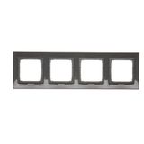 Socket outlet with earthing and shutters, 16A, red