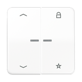 ENet push-button universal 1-gang FMCD1701PWW