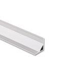 Corner aluminum profile RS2, RD2 16x16mm without diffuser 3m