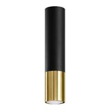SPOT LOOPEZ BLACK/GOLD GU10 1X40W IP20