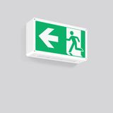 RECHTECK, 3,6 W, white, on/off Wall luminaires, L 362 B 90 H 192, CBS,