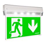 Emerg.lum. KX 4x1W ERT-LED 3h 230V AC Self C.univ. m.