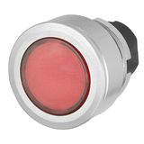 Push-button, illuminated, flush-mount, maintained, red
