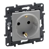 2P+E SCHUKO SOCKET SCREW TERMINALS ALUMINIUM