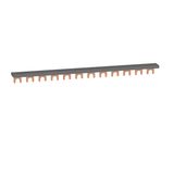 Fork type supply busbar, with 1P, 1 row for 12 modules