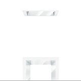 PANOS INF IP54 GLAS KLAR Q140 WH - Transparent attachment