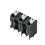 Printed circuit board terminals, 7.50 mm, Number of poles: 5, 180°, Solder pin length (l): 3.5 mm, black, PUSH IN with actuator, Clamping range, max. : 1.5 mm², Tape