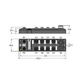 Compact multiprotocol I/O module for Ethernet 16 Digital PNP Inputs   TBEN-LG-16DIP