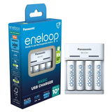 PANASONIC Eneloop BQ-CC61 USB-Charger incl. 4x BK-3MCCE AA 2000mAh