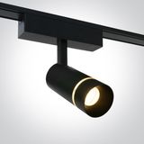 BLACK 7W 48V CCTV IP20 ADJUSTABLE FLAT MAGNETIC