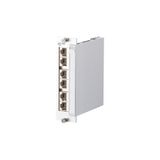 E-DAT modul 6x8(8) 3RU patch panel Cat.6A