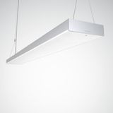 Suspended luminaires Opendo H Lens Aluminium ETDD 56W 6400lm Emergency light Wide reduced glare UGR19 (W19) IK03 3 SDCM
