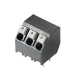 Printed circuit board terminals, 5.08 mm, Number of poles: 6, 135°, Solder pin length (l): 3.5 mm, black, PUSH IN with actuator, Clamping range, max. : 1.5 mm², Tube