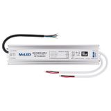 Power supply 150W, DC12V/12.5A, IP67, aluminum design