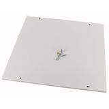 XME2412C Front cover, +mounting kit, vertical, empty, HxW=600x1200mm, grey