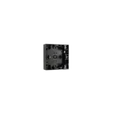 WALL BOX 1X 23MM BLACK 6-PACK