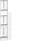 univers N-SD 1250x250mm plate for 3 electricity meters 3F, vertical, low