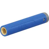 4 mm socket, crimp connection, 1.0 mm², mounting Ø 8 mm, blue, 64.2063-23