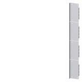 ALPHA 630 partition vertical H=1800 mm W=250 mm, D=250/320 mm sheet steel