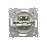 HDMI socket + computer socket RJ45 cat.6, white