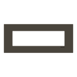 Frame - 1-gang / 7-modules - Niessen logo - Anthracite
