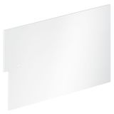 Flush-mounting separator wall