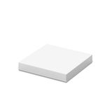 Replacement cover, plastic glass L 470 B 470 H 77 colour: white