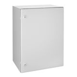 Wall-mounted enclosure 1 door IP66 H=800 W=600 D=400mm
