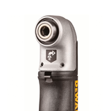 Angled accessory head for impact wrenching