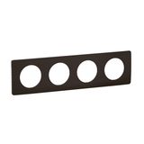 PLATE 4 GANG MAT BLACK