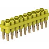 4.5 mm socket header, solder connection, yellow, 63.9356-24
