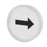 Diffuser, R.H./L.H. ARROW, for push-button