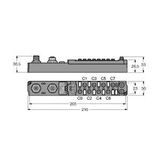 piconet stand-alone module for PROFIBUS-DP 4 Digital PNP Inputs Filter 0.2 ms   SDPB-0404D-1005