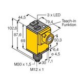 Ultrasonic Sensor diffuse mode sensor   Q45UBB63BCQ6