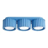 Ceiling lamp AURA 3 azure Gx53