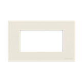 Frame - 1-gang / 4-modules - Niessen logo - White