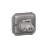 PLEXO FRONT FACE TO BE WEATHERPROOF WITH ENGAGED RJ - GREY - MECHANISM