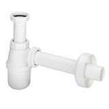 Bottle trap without outlet 11/4"x32, white