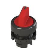 Short handle selector, 2 positions red with marking