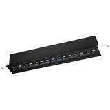 ALBAVILLA LED RECESSED PROFILE L-418 BLACK 20° 4000K