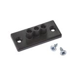 Floor cable feeder fixation kit - Black