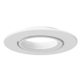 EXUMA ROUND TILTABLE BEZEL WHITE