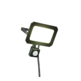 Funchal LED wall lamp 15 cm matt black motion sensor 4000K