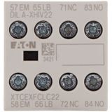 Auxiliary Contact Module DILA-XHIV22 1NO+1NOE+1NC+1NCL 4-Pole